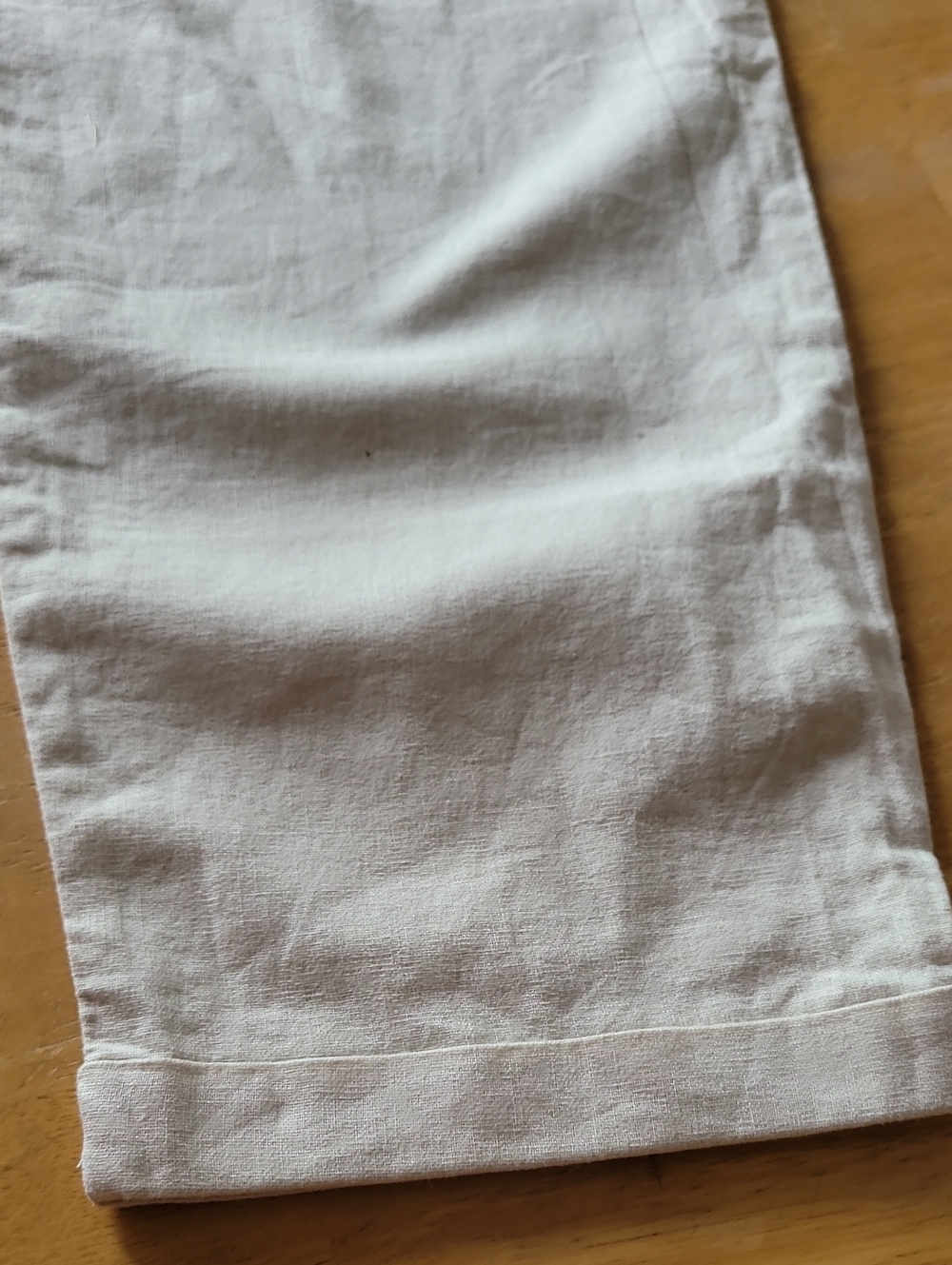 J. Crew Linen Cotton Blend Pull-on Drawstring Cropped Pants - Picture 4 of 11